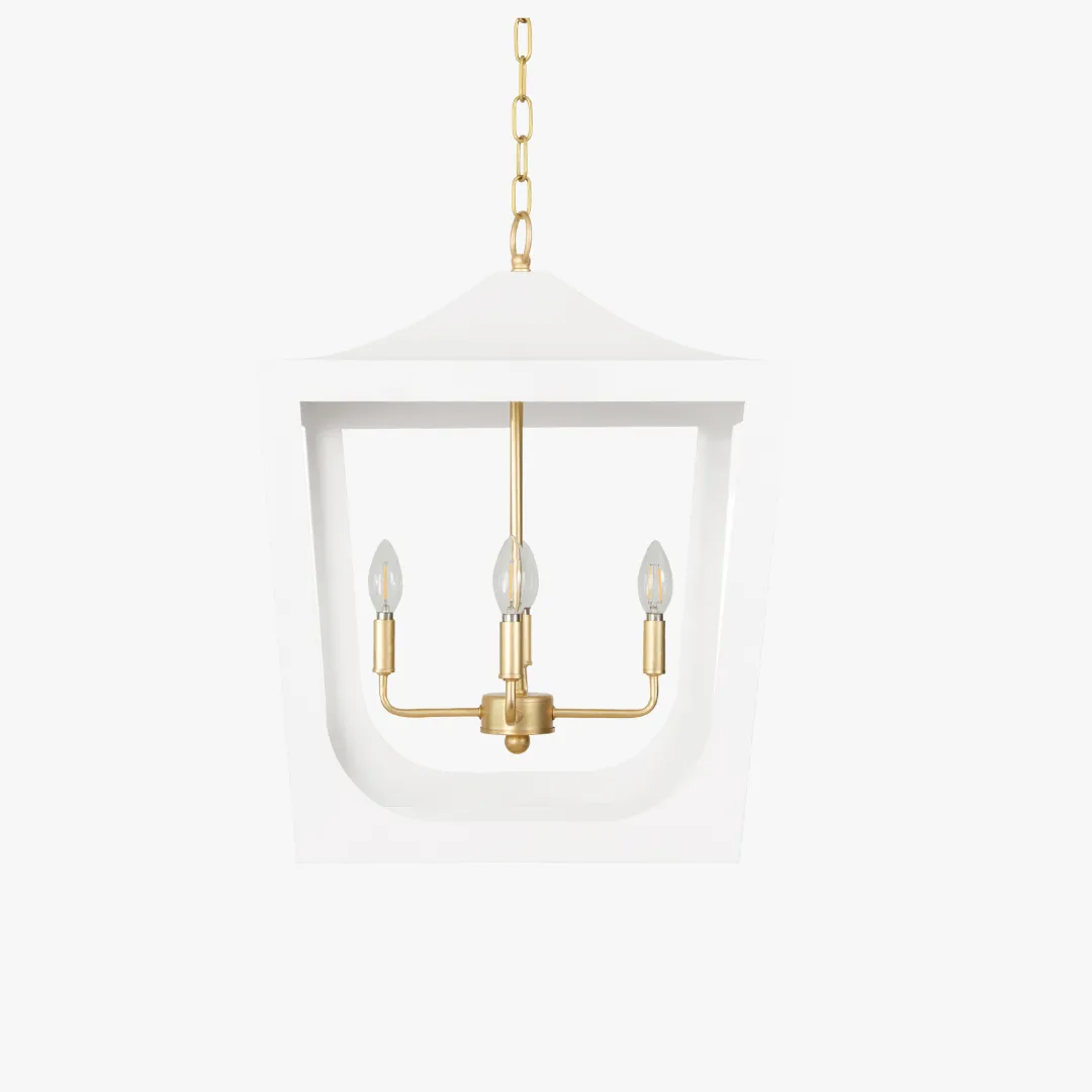 White Pagoda Lantern Pendant