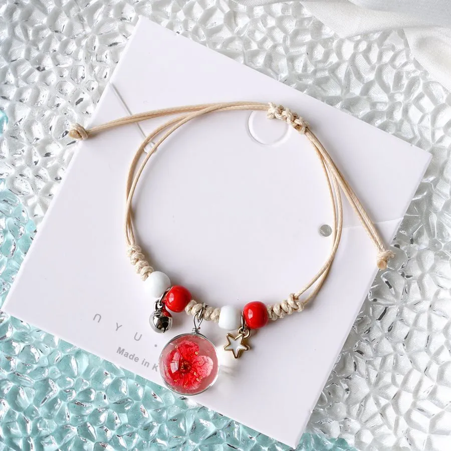 Women's Popular Simple All Match Peach Blossom Bracelet