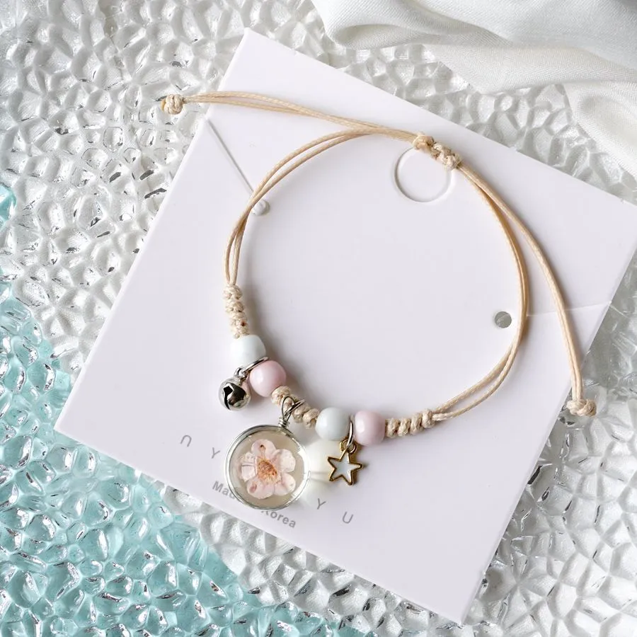 Women's Popular Simple All Match Peach Blossom Bracelet