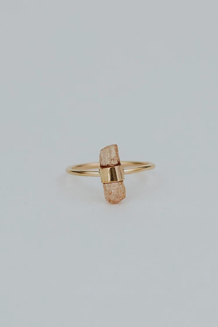 Wrapped Imperial Topaz Ring