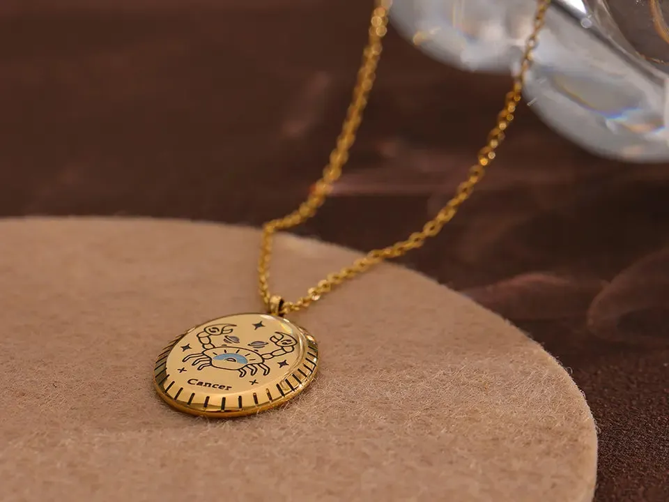 Zodiac Pendant Necklace