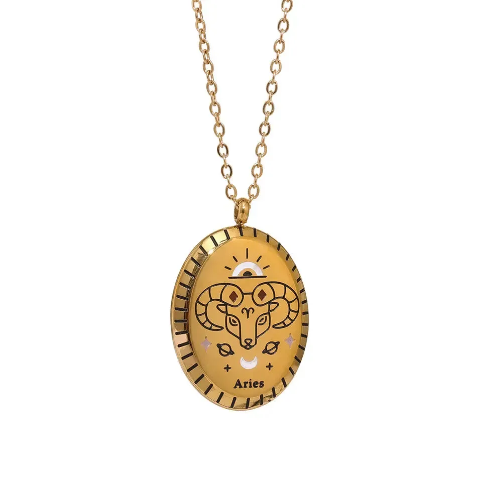 Zodiac Pendant Necklace