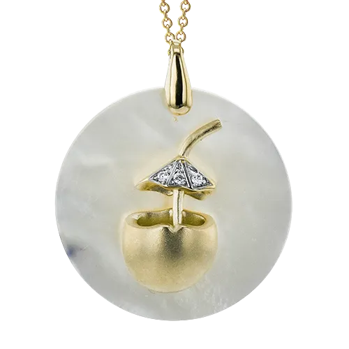 ZP1216 Pendant in 14k Gold with Diamonds